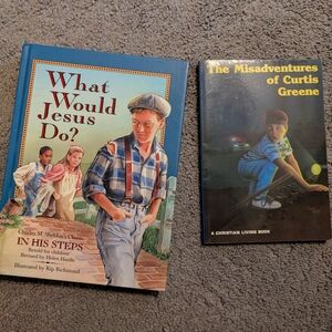 Christian Book Set: What Would Jesus Do? And The Misadventures Of Curtis Greene